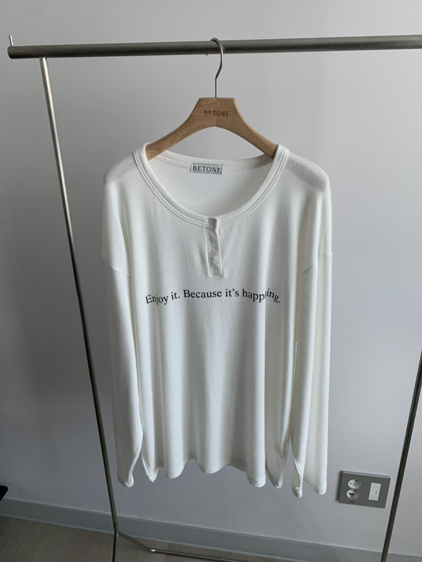 BETONE東大門代購女士新品休閑人氣職業真品時尚26春夏長袖T恤BETONE長袖T恤