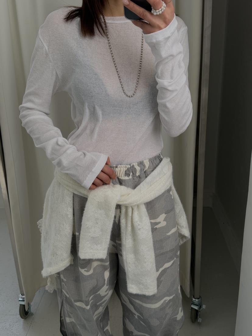 FRANC—L韓國代購女士新款休閑熱賣26春夏人氣職業長袖T恤FRANC長袖T恤