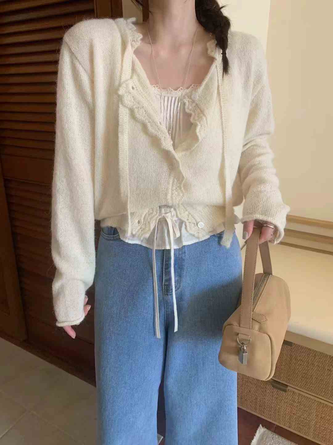 MELLOUNGE-멜라운지-T韓國代購女裝新品休閑推薦針織衫MELLOUNGE-T針織衫