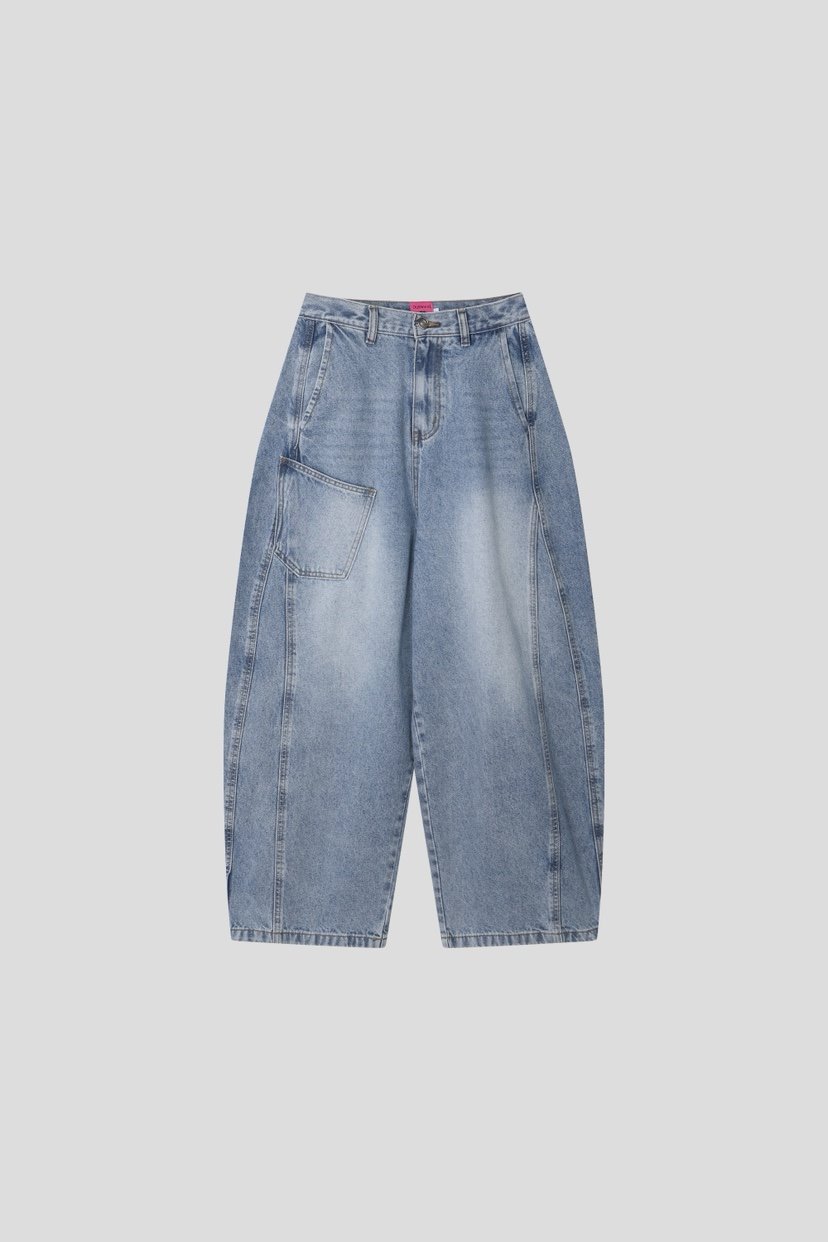 OURWAVE/OUR ROOM東大門代購女士新款熱賣真品牛仔褲口袋Our Wave/Our Room牛仔褲