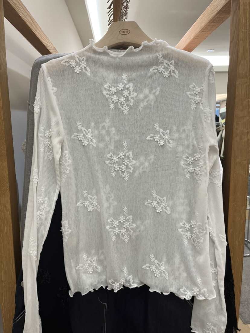 TIZZI東大門直郵女裝新品真品推薦26春夏職業時尚長袖T恤TIZZI長袖T恤