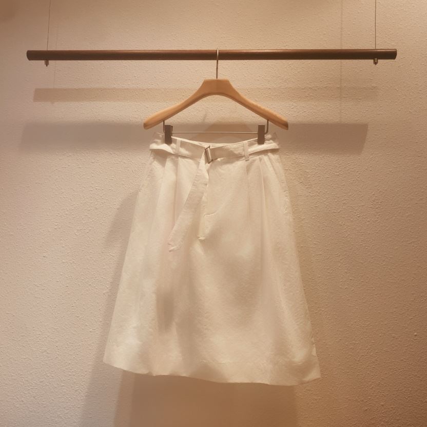 DARLUZ_MI東大門代購女裝新品時尚真品半身裙中短裙腰帶褶裥DARLUZ_MI半身裙/中短裙