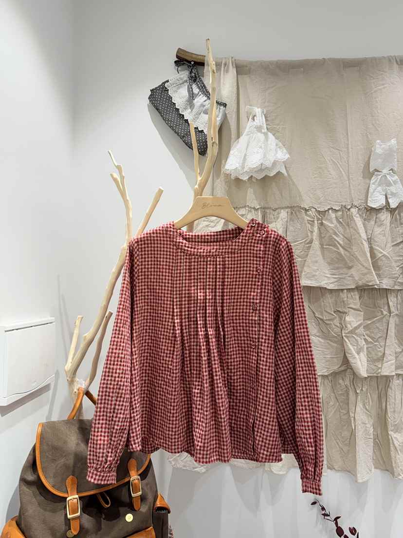 BLOOM東大門直郵女士新品休閑26春夏職業時尚熱賣襯衫蕾絲衫BLOOM-S襯衫/蕾絲衫