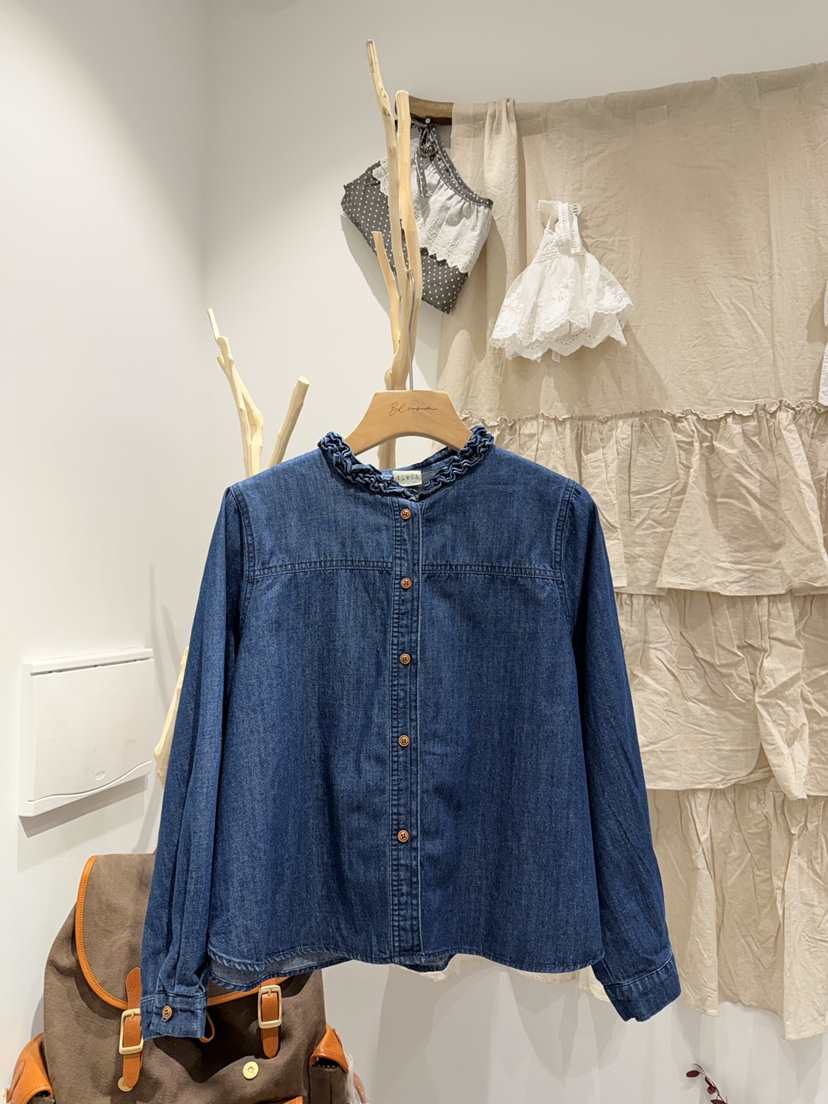 BLOOM韓國直郵女裝新品推薦職業時尚熱賣26春夏襯衫蕾絲衫BLOOM-S襯衫/蕾絲衫