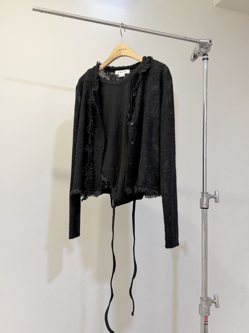 FRANC—L韓國代購女士新款職業熱賣26春夏針織衫不含內搭FRANC針織衫