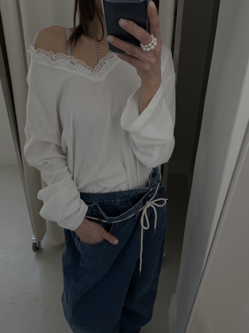 FRANC—L東大門代購女裝新款職業熱賣時尚26春夏休閑長袖T恤FRANC長袖T恤