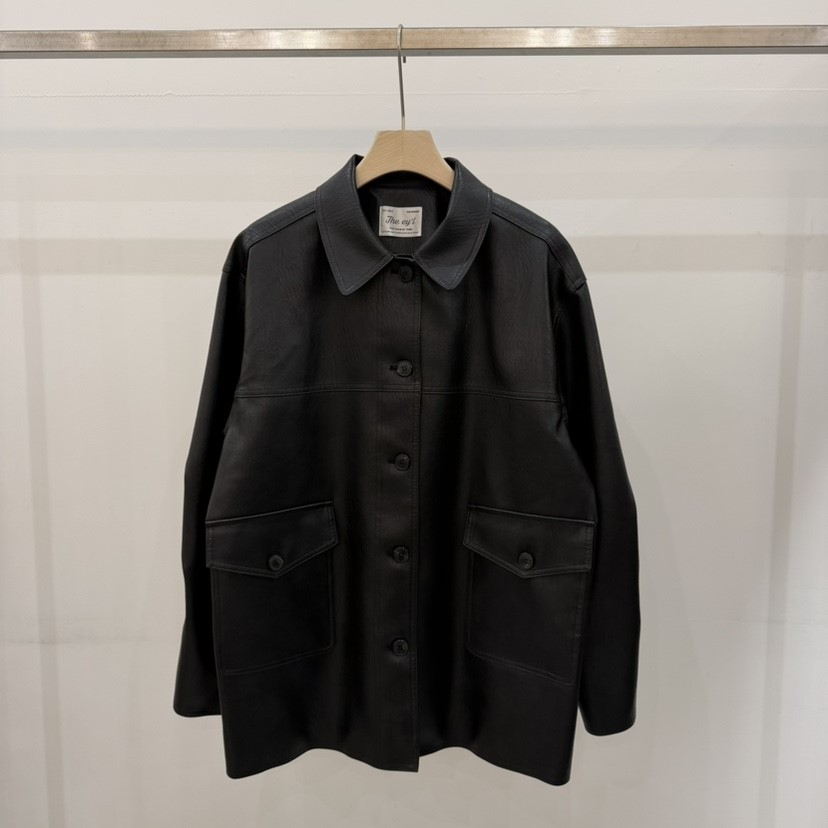 THE EYL東大門實拍女士新款真品休閑職業人氣推薦時尚皮衣THE EYL皮衣