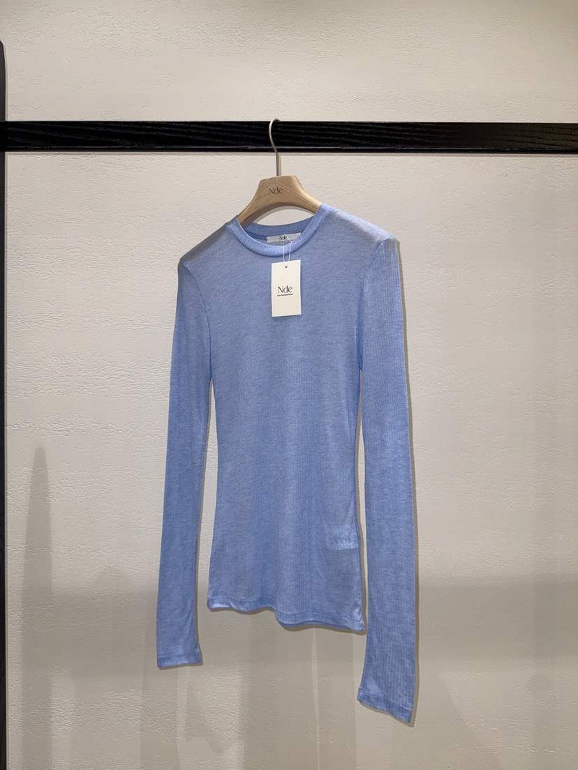 NDE東大門直郵女裝新款熱賣人氣職業真品休閑推薦長袖T恤BOHEME_NDE長袖T恤