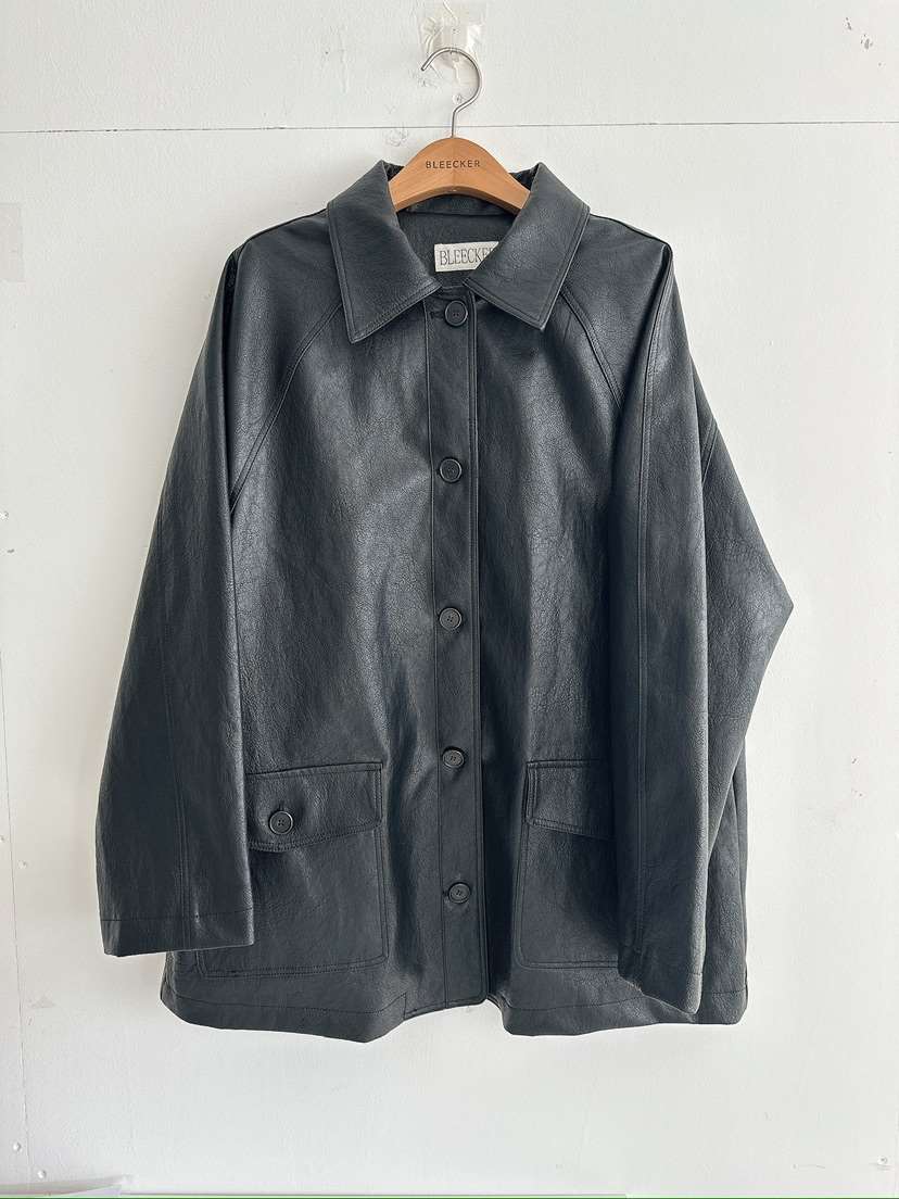 BLEECKER韓國直郵女士新品真品時尚推薦人氣熱賣夾克皮革BLEECKER夾克