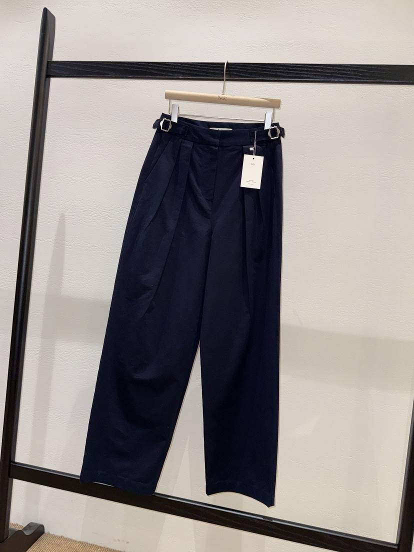 NDE東大門代購女裝新款26春夏人氣時尚真品職業休閑褲褶裥BOHEME_NDE休閑褲