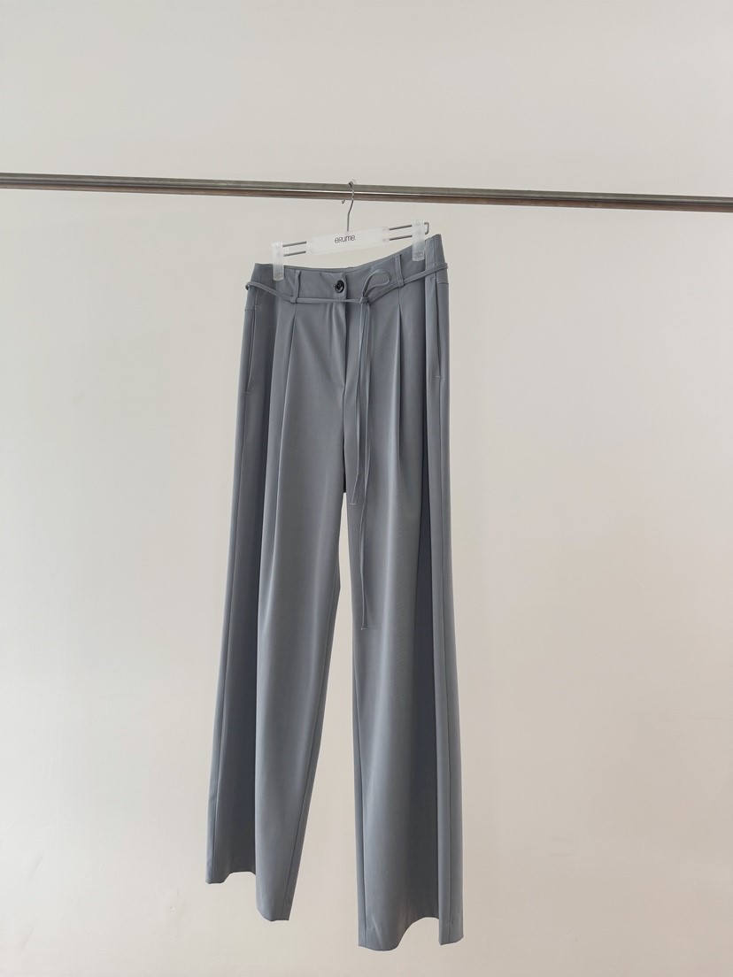 ERUME東大門實拍女裝新品職業真品人氣休閑熱賣休閑褲含腰繩ERUME休閑褲