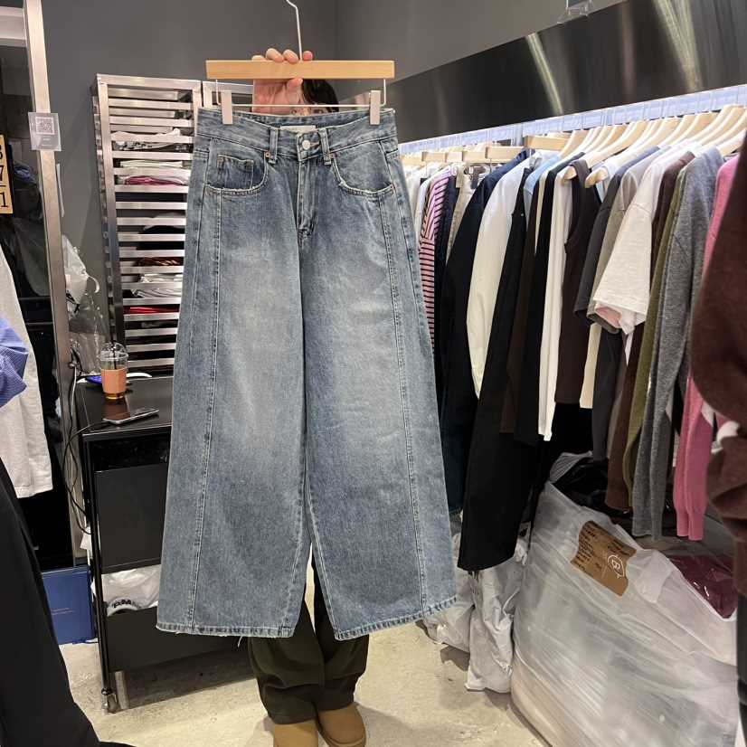 BANY ANCO韓國直郵女裝新款真品職業26春夏人氣牛仔褲復古BANY ANCO牛仔褲