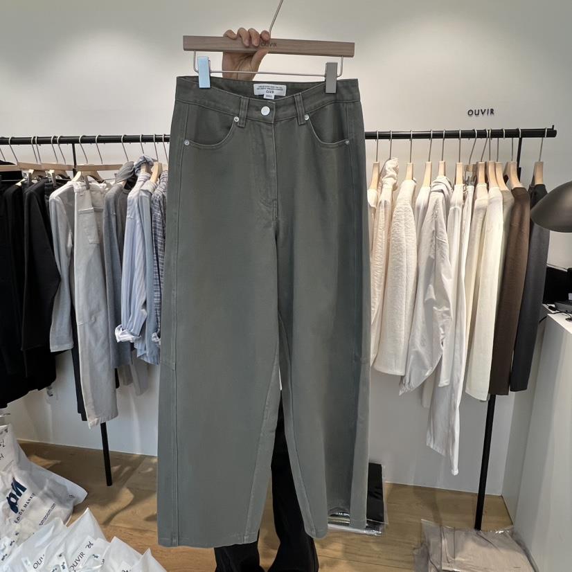 OUVIR東大門直郵女士新款職業休閑26春夏真品人氣休閑褲棉質O.V.R/OUVIR休閑褲