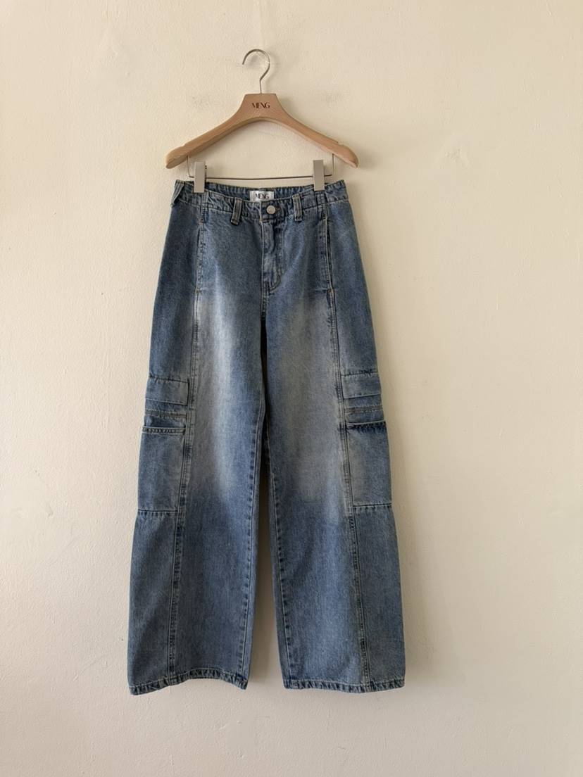 MENG東大門實拍女士新品26春季職業熱賣人氣推薦時尚牛仔褲MENG牛仔褲