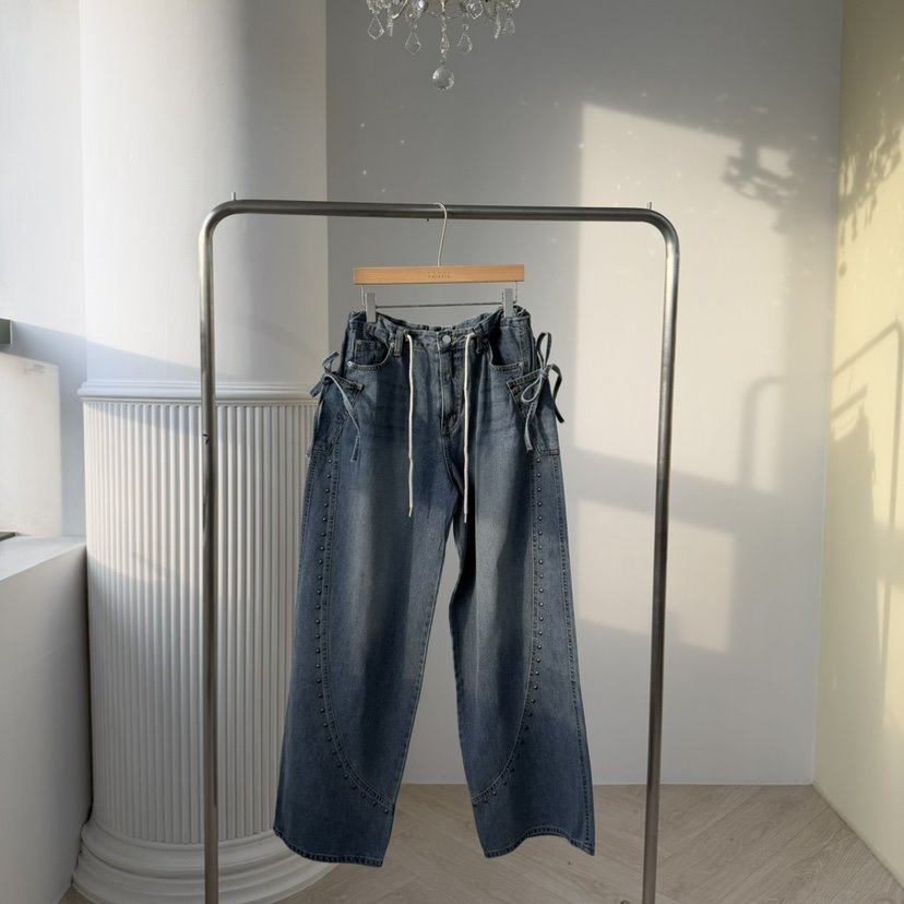 PALETTE-Q東大門實拍女士新品時尚26春季職業推薦牛仔褲PALETTE-Q牛仔褲