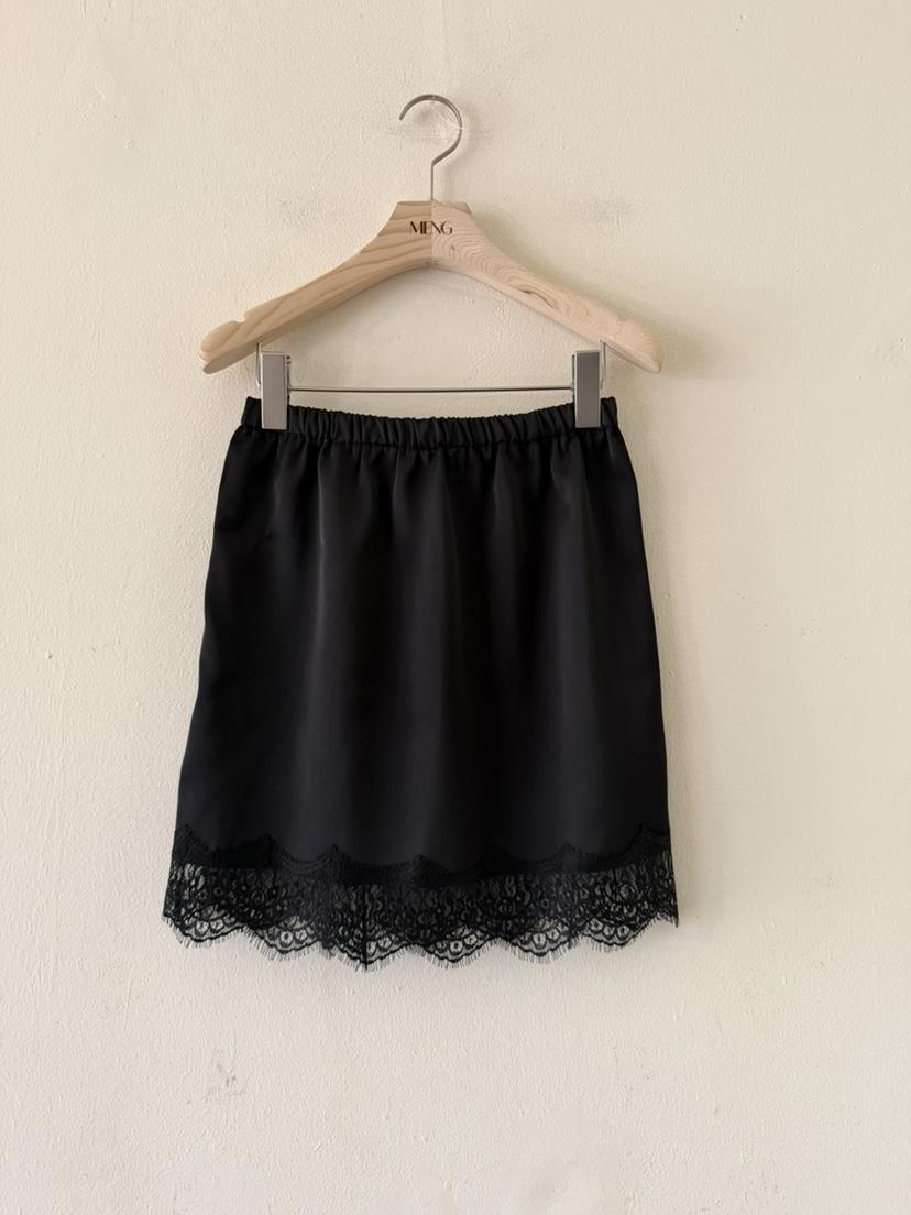 MENG韓國直郵女士新款人氣熱賣推薦休閑職業時尚短裙拉絲MENG短裙