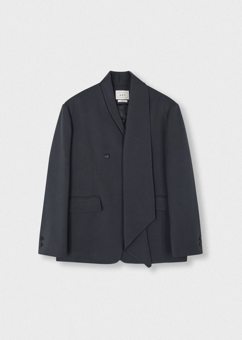 A Flan韓國直郵女裝新款推薦26春夏熱賣休閑職業夾克圍巾AFN/FLAN EDITION夾克