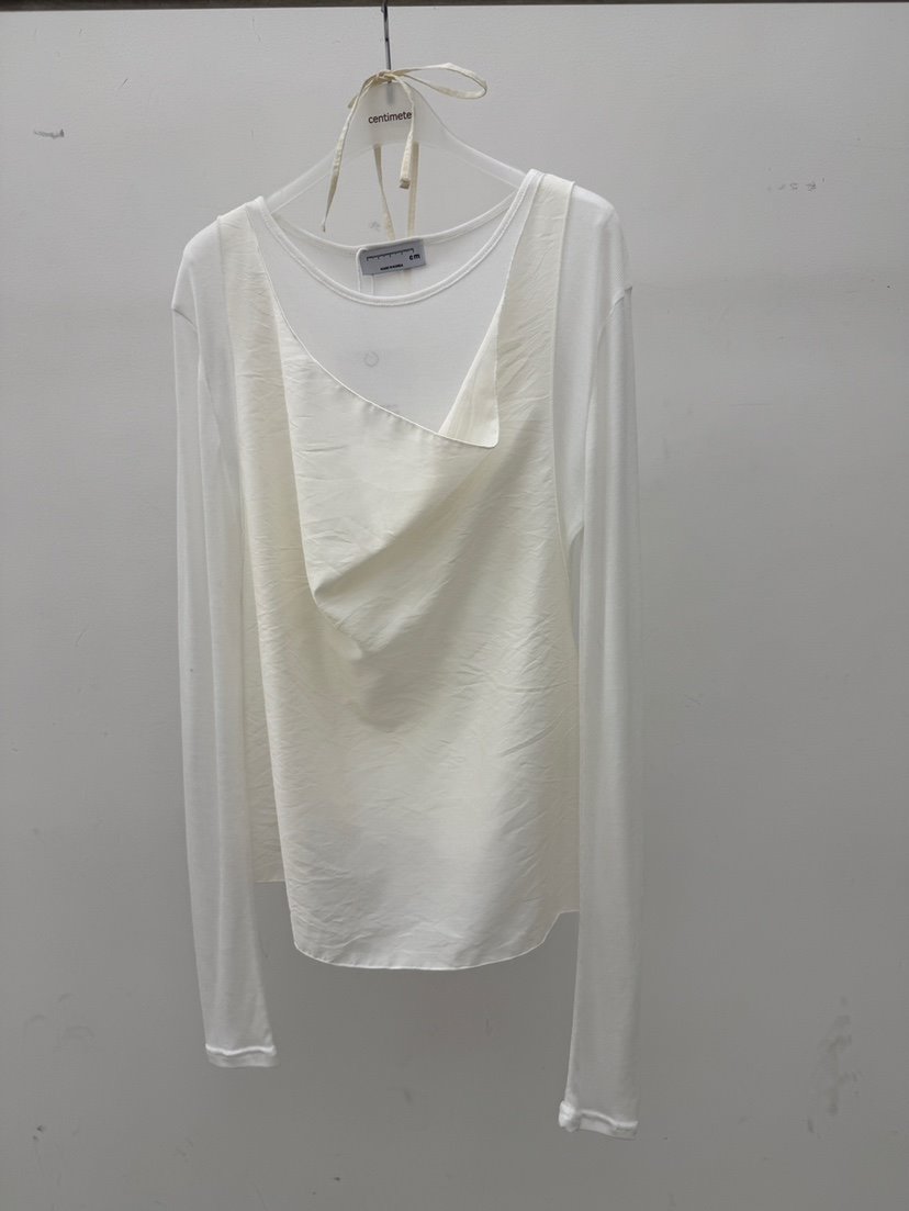 CM東大門實拍女裝新款時尚休閑真品人氣職業熱賣推薦長袖T恤CM_centimeter長袖T恤