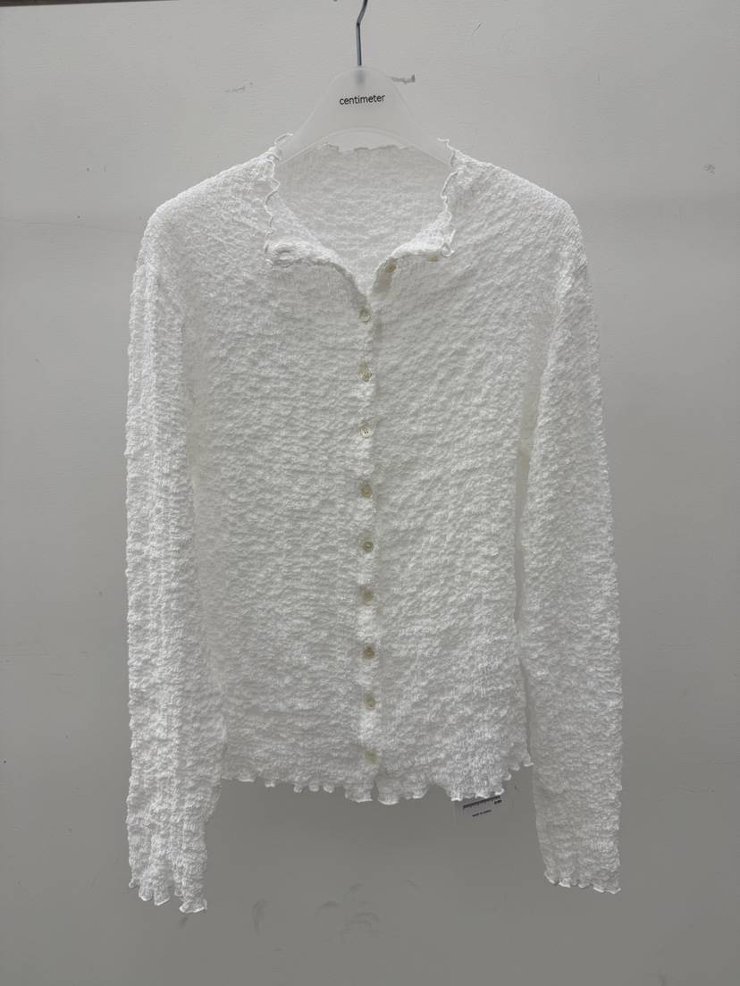 CM韓國代購女裝新款職業推薦時尚26春夏熱賣人氣長袖T恤紐扣CM_centimeter長袖T恤