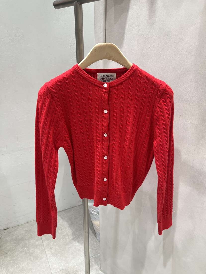 EVERCOMMERCE METICULOUSLY DESIGNED韓國直郵女士新款休閑針織衫EVERCOMMERCE METICULOUSLY DESIGNED針織衫
