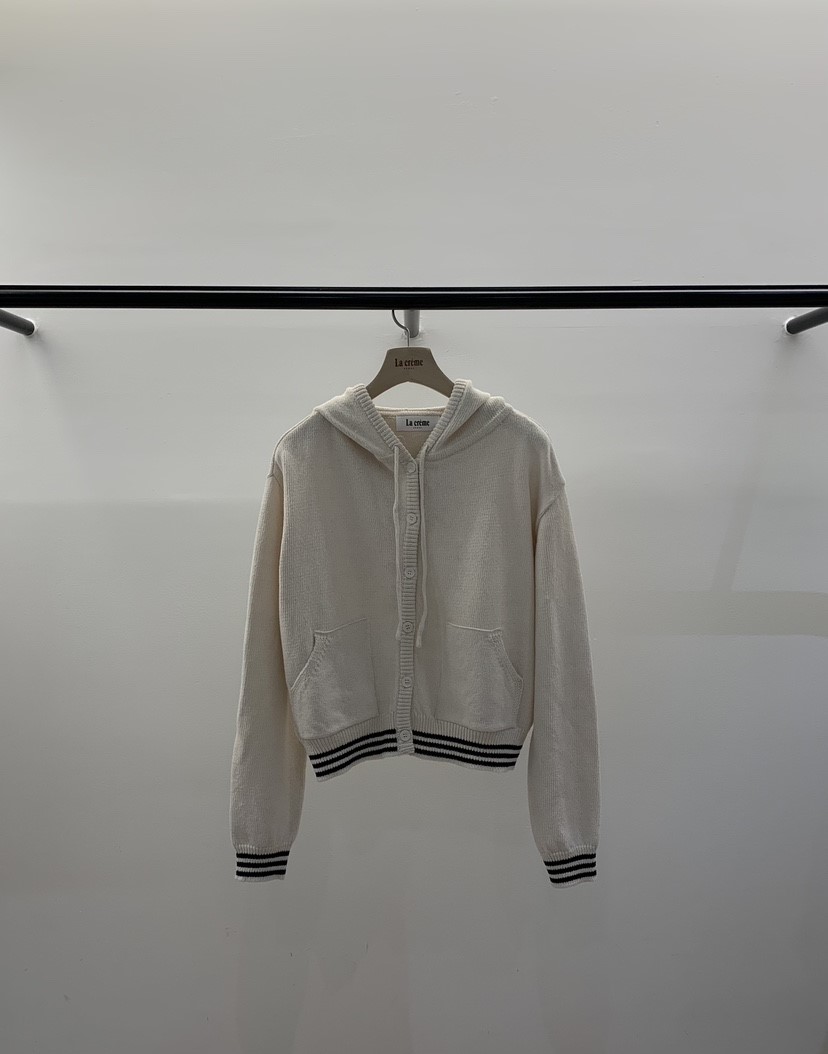 LA CREME東大門實拍女裝新品人氣時尚熱賣針織衫連帽衫棉質LA CREME針織衫
