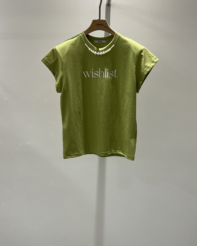 DENISE韓國代購女裝新品休閑人氣職業26春夏熱賣推薦真品T恤DENISET恤