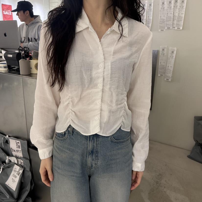 LOVE YOU SO MUCH/MORE THAN YESTERDAY東大門實拍女裝新款推薦襯衫蕾絲衫LYSM/MORE THAN YESTERDAY襯衫/蕾絲衫