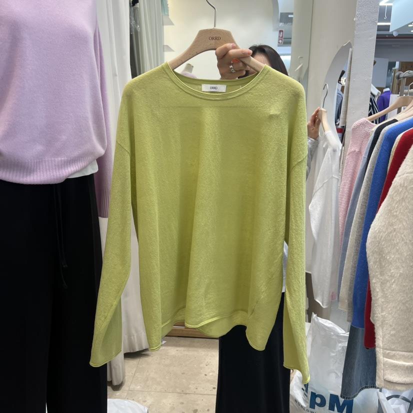 ORRD東大門實拍女裝新款推薦26春夏職業熱賣真品人氣長袖T恤ORRD長袖T恤