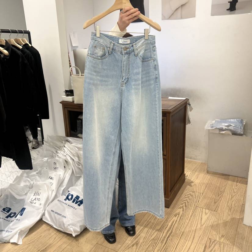 OURIN/THIS IS東大門代購女士新款真品時尚推薦熱賣牛仔褲OURIN/THIS IS牛仔褲