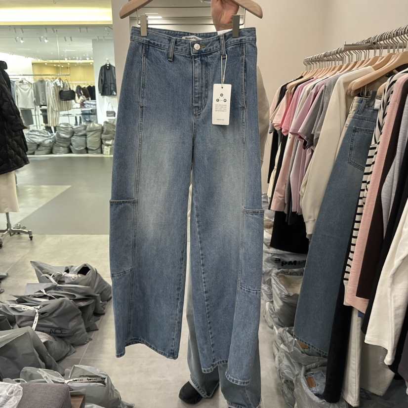 URBANSTORY/REMAKING東大門直郵女士新品推薦休閑牛仔褲Remaking/URBANSTORY牛仔褲