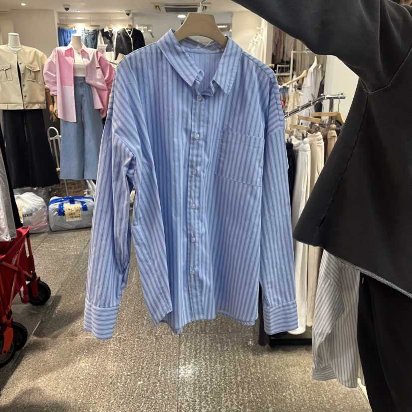 CELINA東大門實拍女裝新款時尚休閑26春夏推薦襯衫蕾絲衫CELI_NA襯衫/蕾絲衫