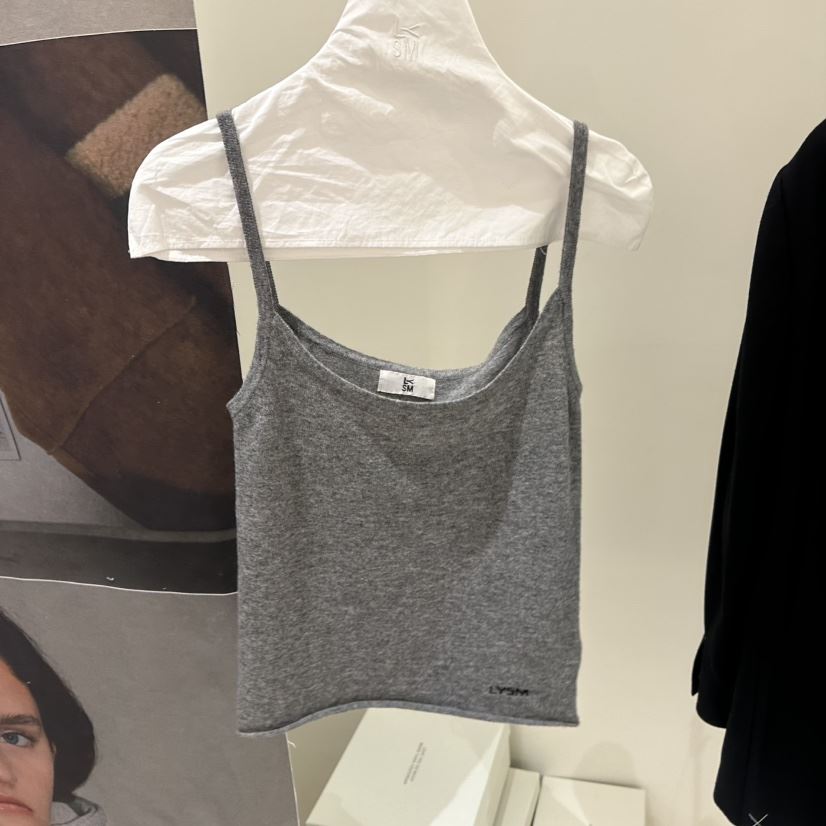 LOVE YOU SO MUCH/MORE THAN YESTERDAY韓國代購女士新款熱賣吊帶背心LYSM/MORE THAN YESTERDAY吊帶/背心