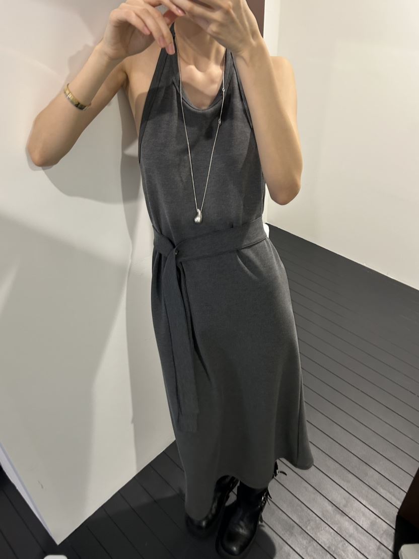 ME MO韓國直郵女士新品時尚真品連衣裙不含內搭系帶長款ME MO連衣裙