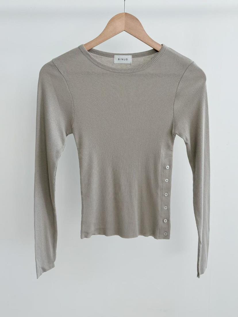 BINUS韓國代購女士新款休閑真品熱賣職業26春夏人氣長袖T恤BINUS長袖T恤