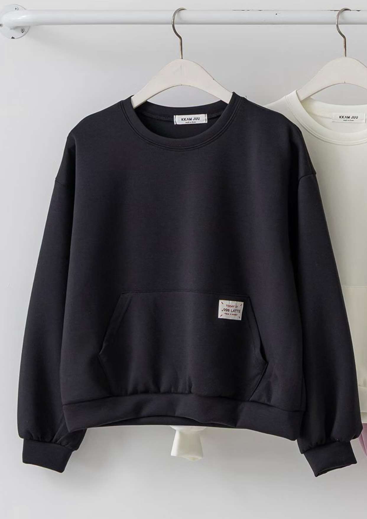 KKANNJUU韓國代購女裝新品時尚推薦職業26春季休閑熱賣衛衣KKAMJUU衛衣