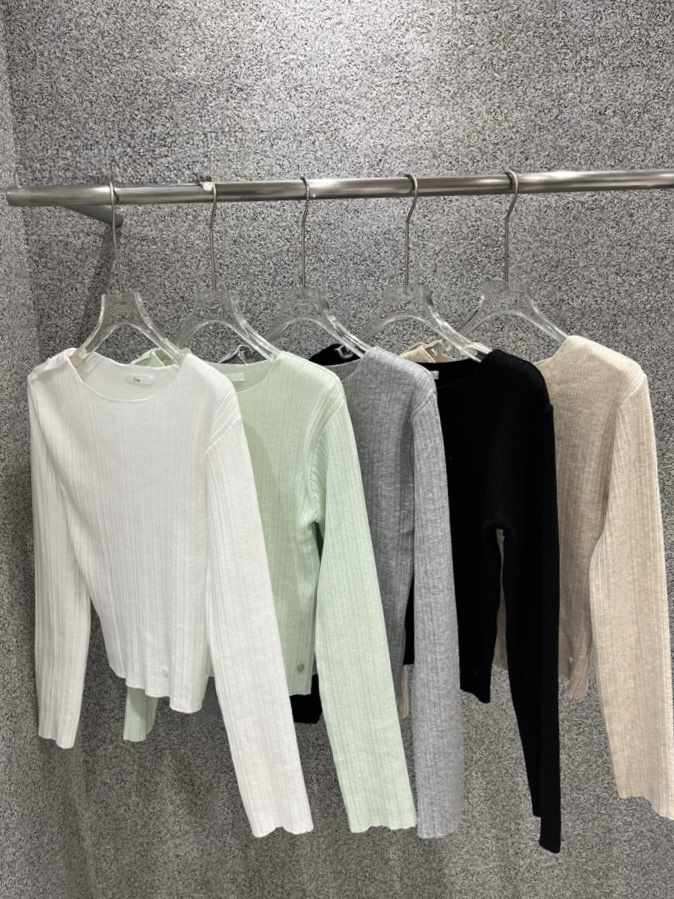 UNA/THE MAY東大門實拍女士新款時尚休閑真品針織衫紐扣THEMAY/UNA針織衫