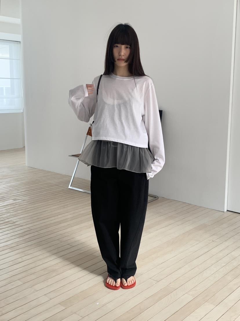 LOGARDEN韓國代購女士新品人氣推薦熱賣休閑26春夏長袖T恤LO GARDEN長袖T恤