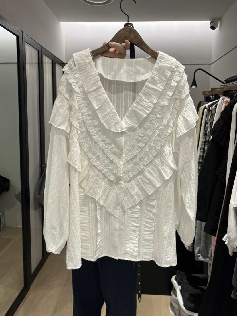 LOVE PULL東大門代購女裝新品推薦人氣職業襯衫蕾絲衫棉質LOVE PULL襯衫/蕾絲衫