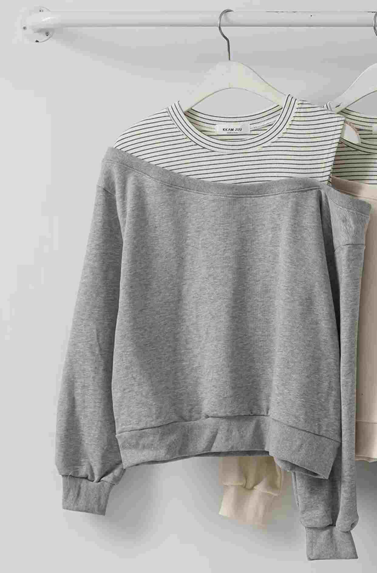 KKANNJUU東大門實拍女裝新款人氣真品熱賣26春夏職業長袖T恤KKAMJUU長袖T恤