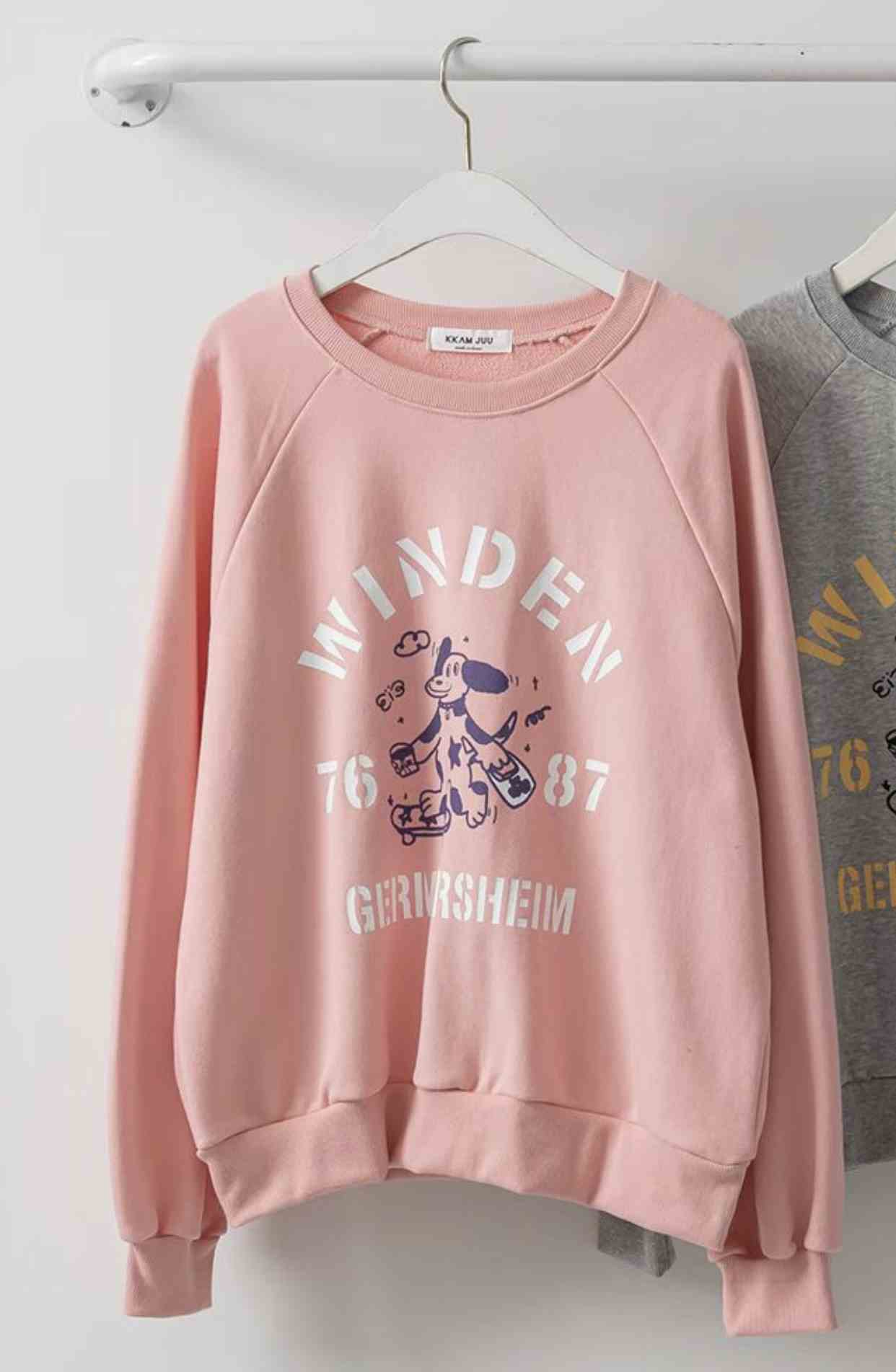 KKANNJUU東大門代購女裝新品熱賣人氣推薦時尚職業休閑衛衣KKAMJUU衛衣