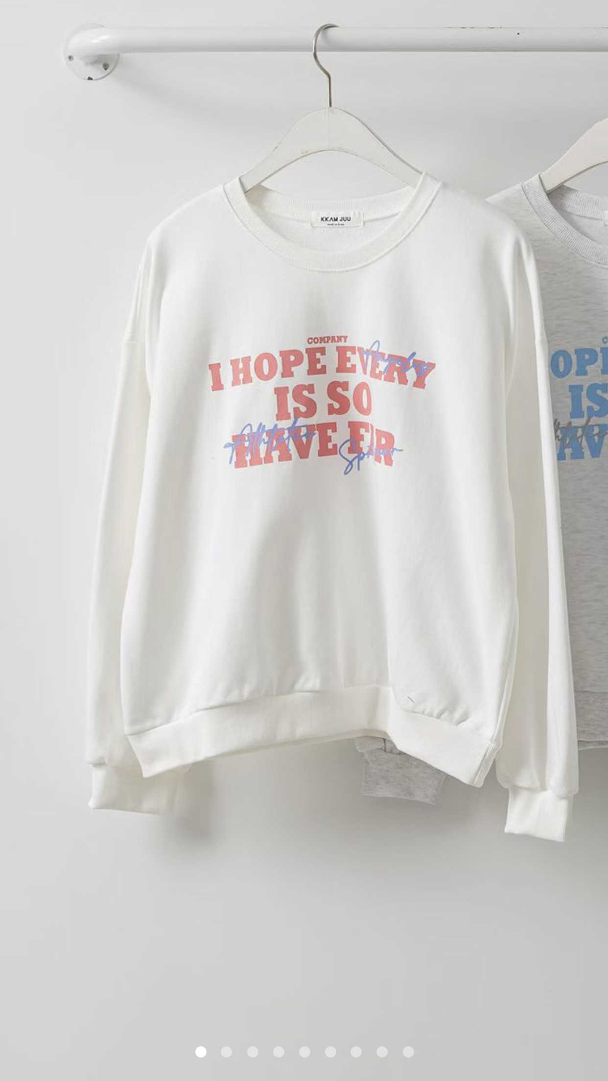 KKANNJUU東大門實拍女士新款職業時尚26春夏休閑人氣衛衣KKAMJUU衛衣