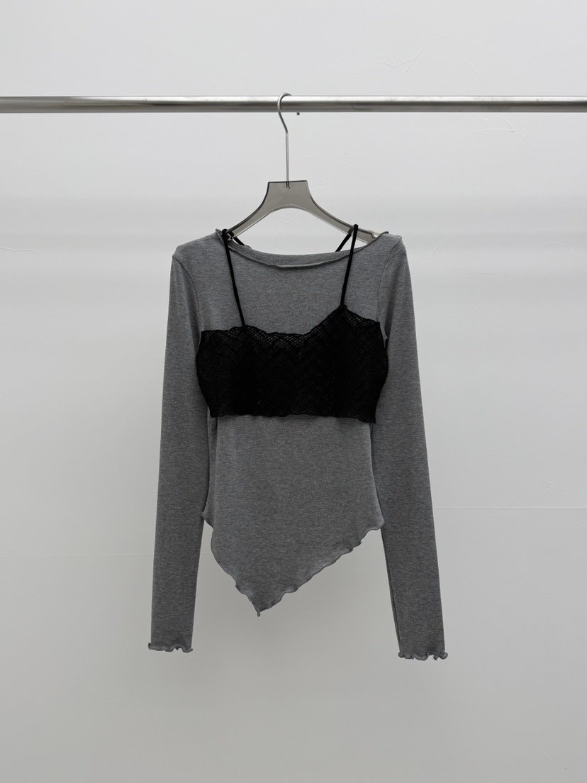 SEARE/PRETZEL東大門實拍女裝新款真品時尚26春夏長袖T恤SEARE/PRETZEL長袖T恤