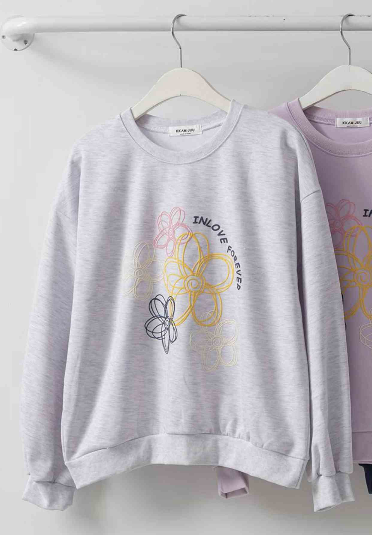 KKANNJUU東大門實拍女士新款26春夏休閑人氣熱賣真品衛衣KKAMJUU衛衣