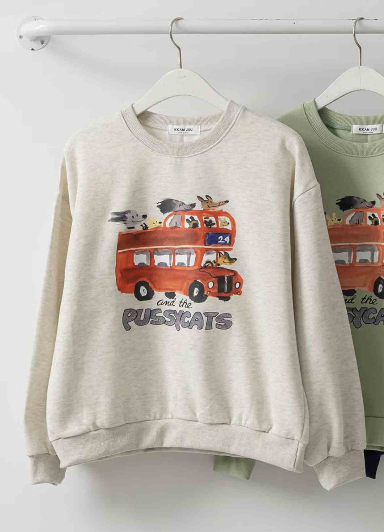 KKANNJUU東大門實拍女士新款休閑真品26春夏時尚衛衣加絨KKAMJUU衛衣