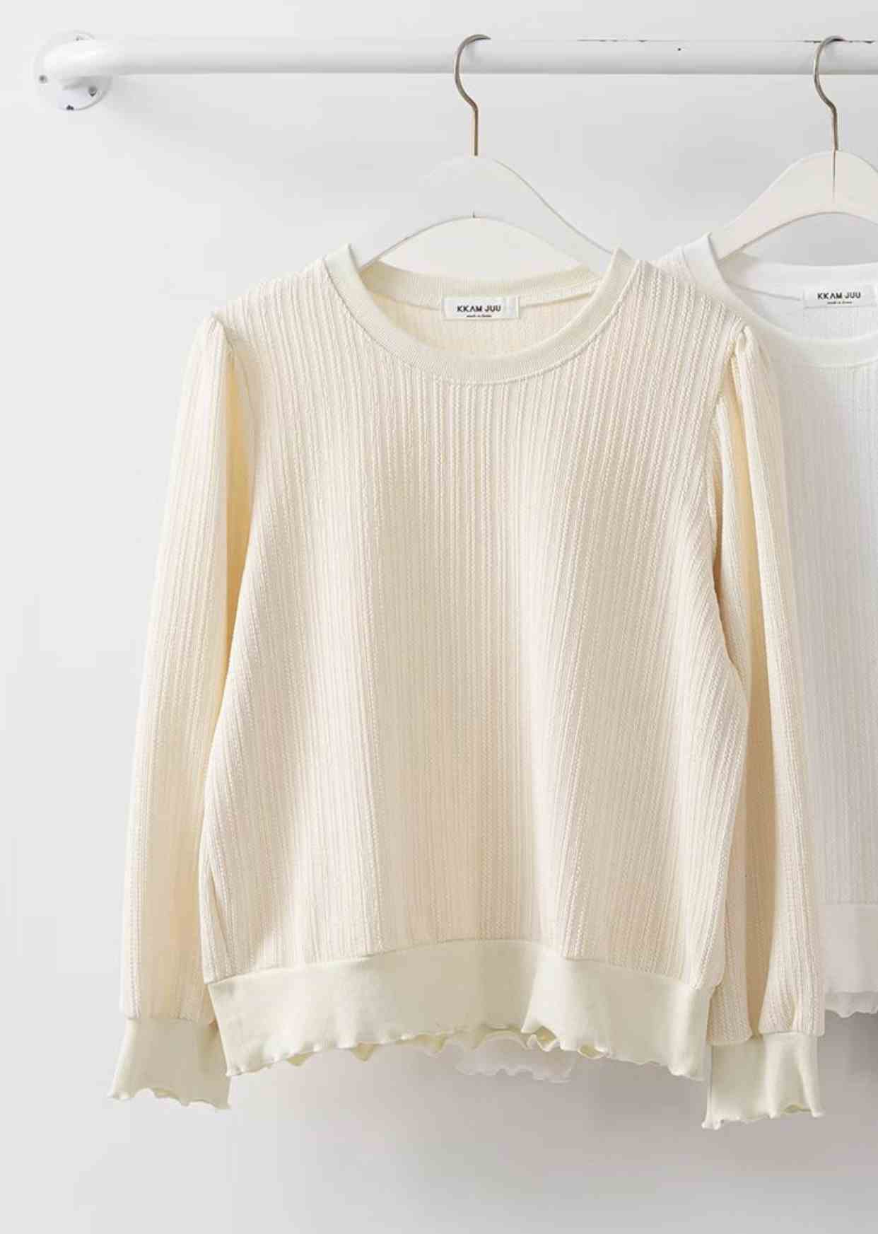 KKANNJUU東大門實拍女士新品人氣時尚熱賣真品推薦職業衛衣KKAMJUU衛衣