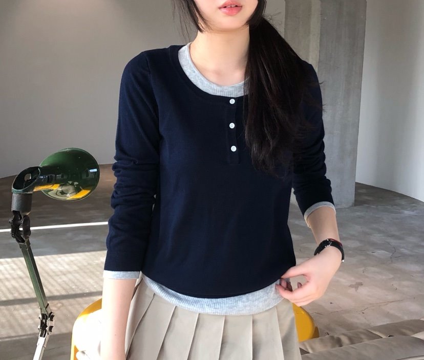 GLAD SOME東大門代購女士新款人氣推薦真品26春夏針織衫GLAD SOME針織衫