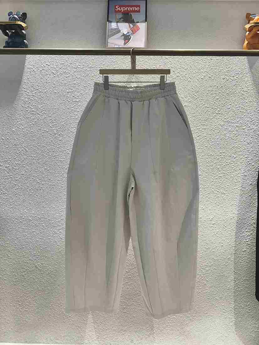 REDDISH BROWN東大門實拍女裝新款人氣休閑褲人字紋褶裥REDDISH BROWN休閑褲