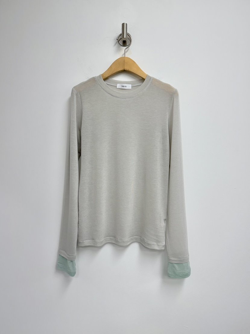 YIKHO STYLE韓國代購女裝新品26春夏職業推薦人氣長袖T恤YIKHO STYLE長袖T恤