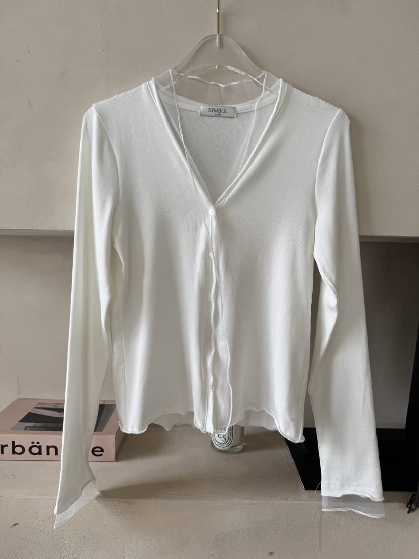 SYMBOL東大門代購女裝新款職業熱賣時尚推薦休閑26春夏長袖T恤SYMBOL長袖T恤