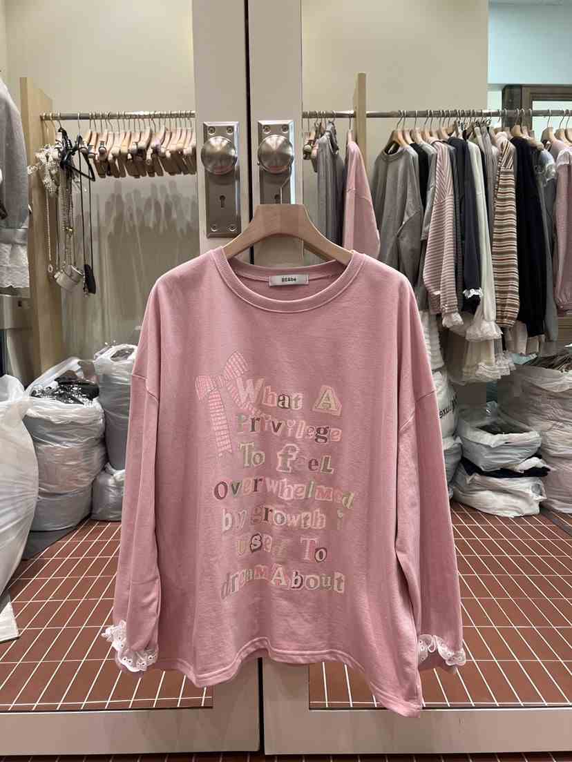 BE&amp;BE東大門實拍女士新品時尚26春夏人氣熱賣休閑衛衣BE&be衛衣